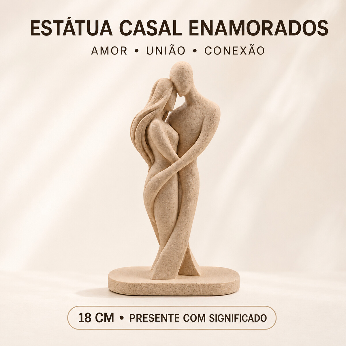 Estátua Decorativa Casal Enamorados