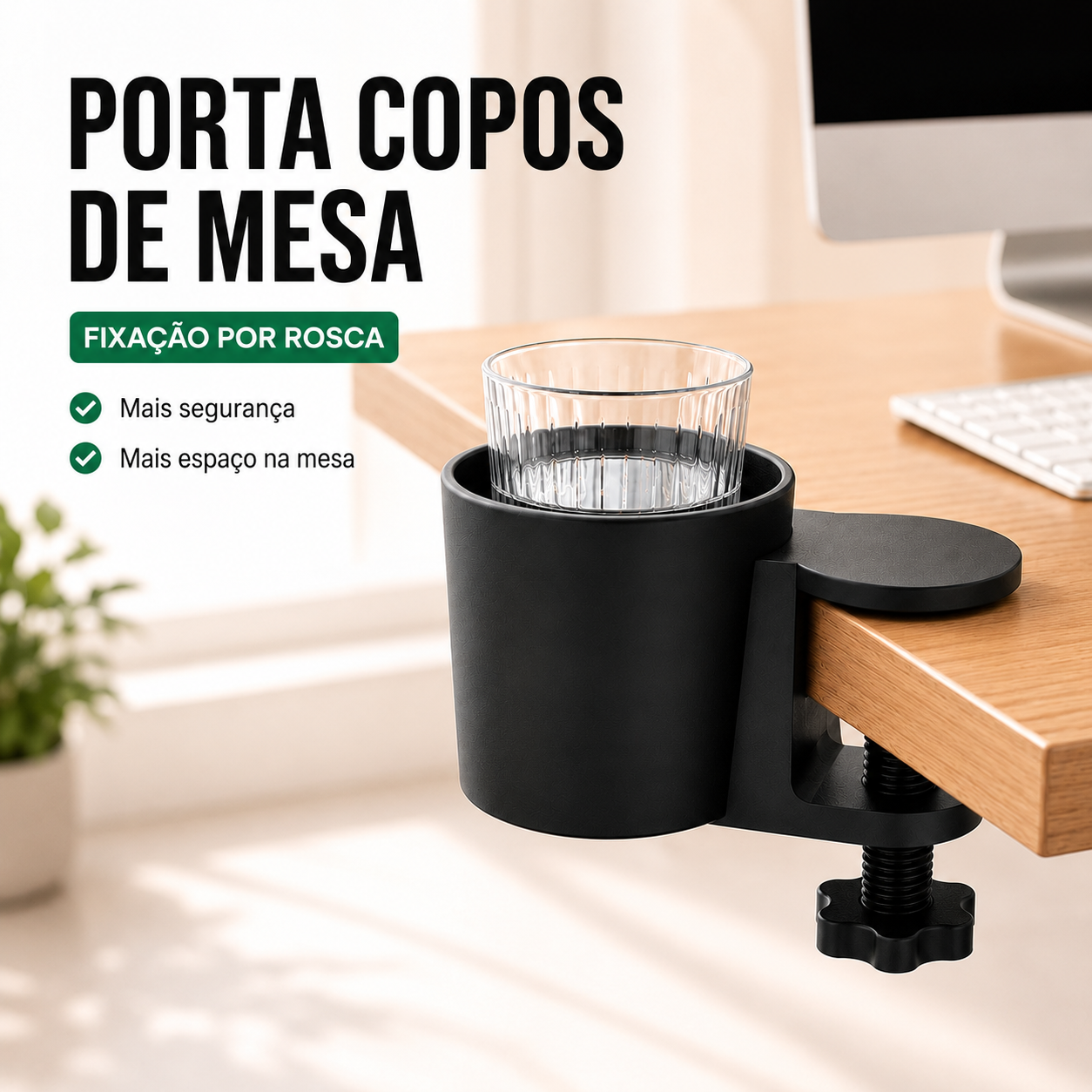 Porta Copos Fixo para Mesa